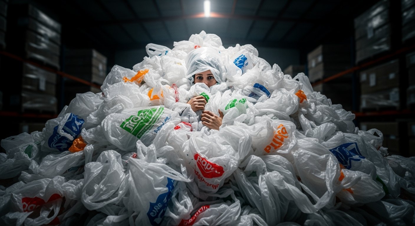一次性塑膠袋銷售總量首度回升，Ocado 表現最差