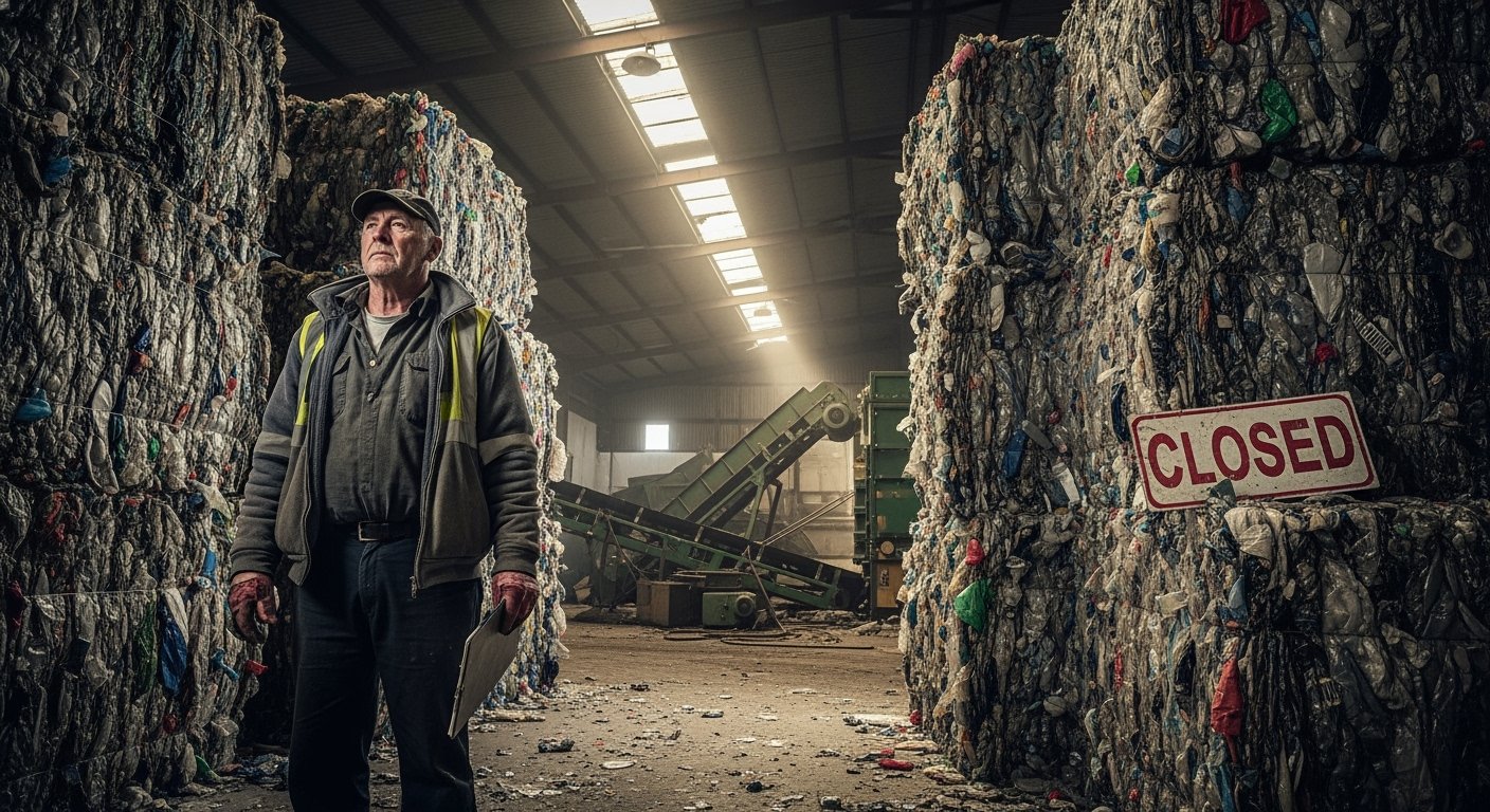 英國因出口塑膠廢料,錯失價值20億英鎊的潛在回收產業商機。