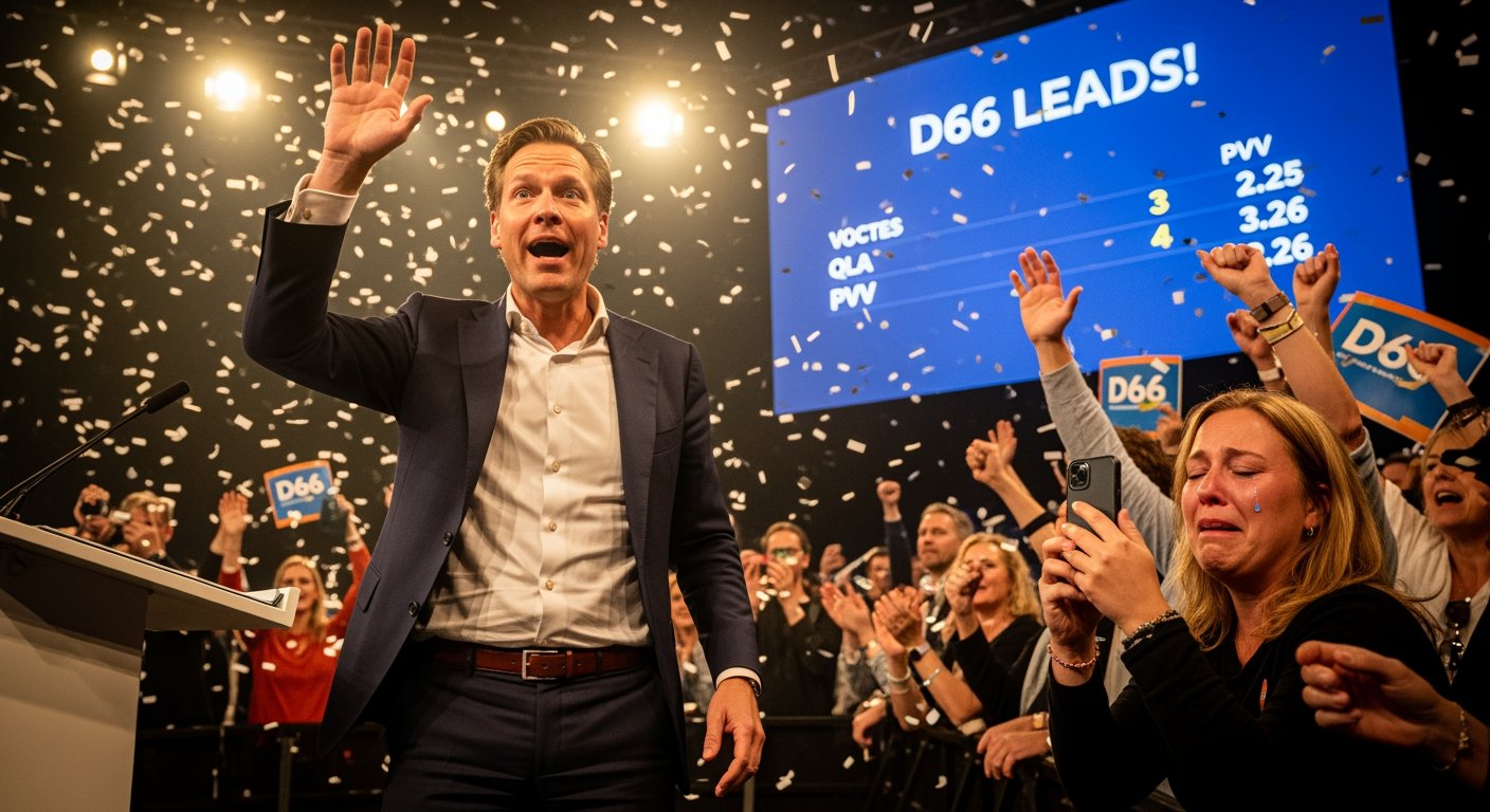 荷蘭中間派 D66 黨得票重回領先,險勝極右翼 PVV 黨——事件始末