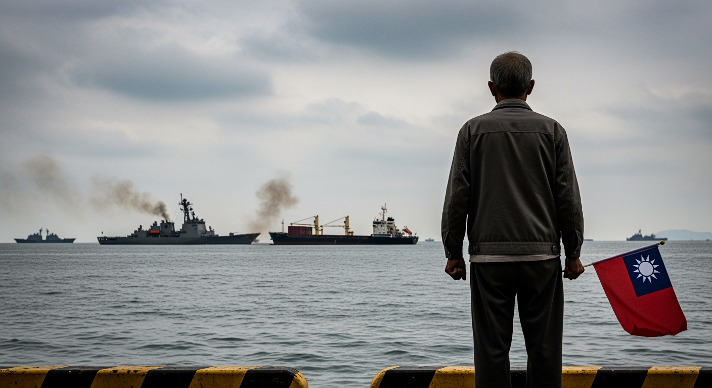 中國在台灣周邊展開實彈演習，模擬封鎖主要港口