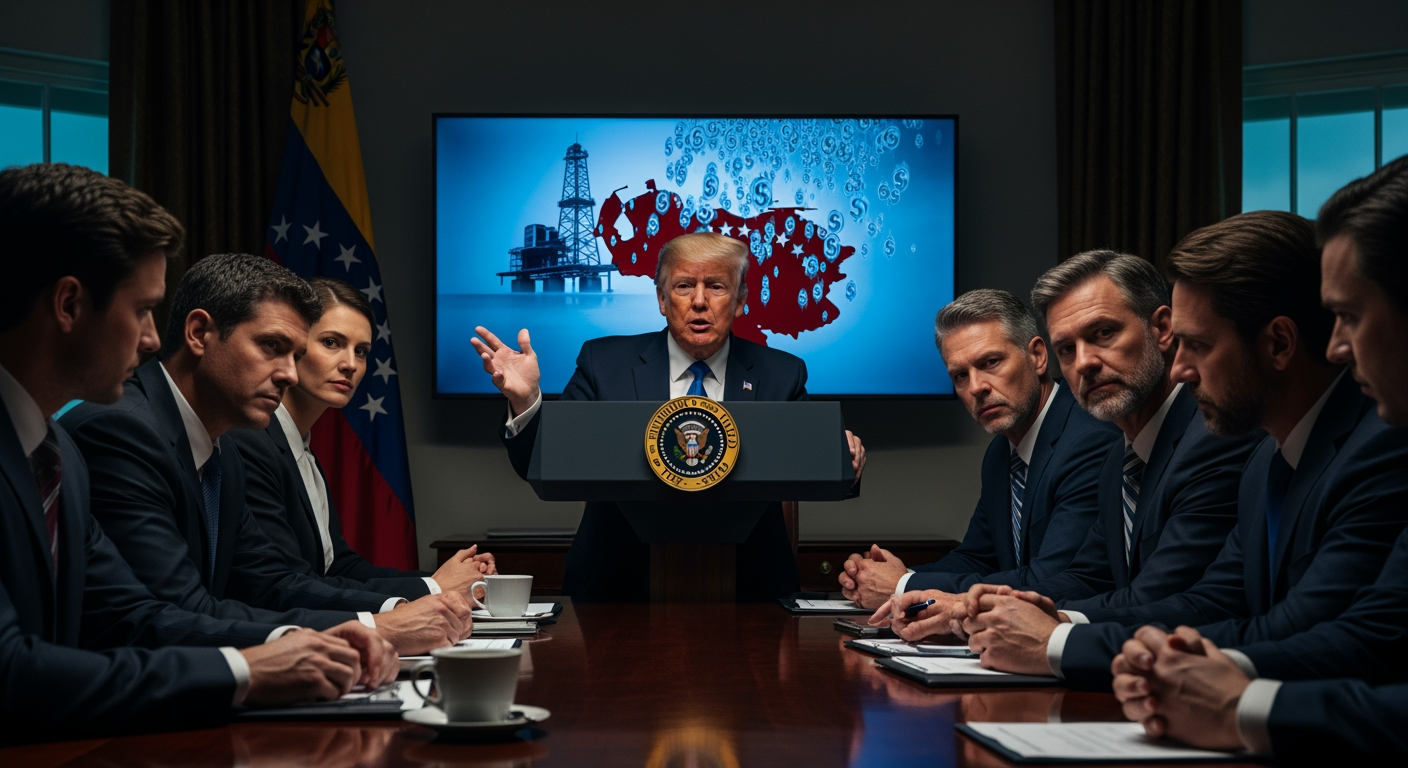 川普敦促石油公司投資數十億美元，並承諾其在委內瑞拉享有「絕對安全」