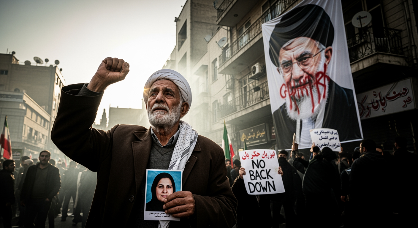 哈米尼表示在大規模抗議與川普威脅下，伊朗絕不「退縮」