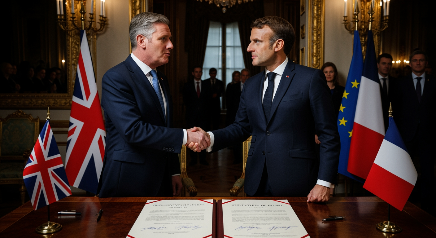 英法達成共識：若簽署和平協議將向烏克蘭部署軍隊——實況回顧