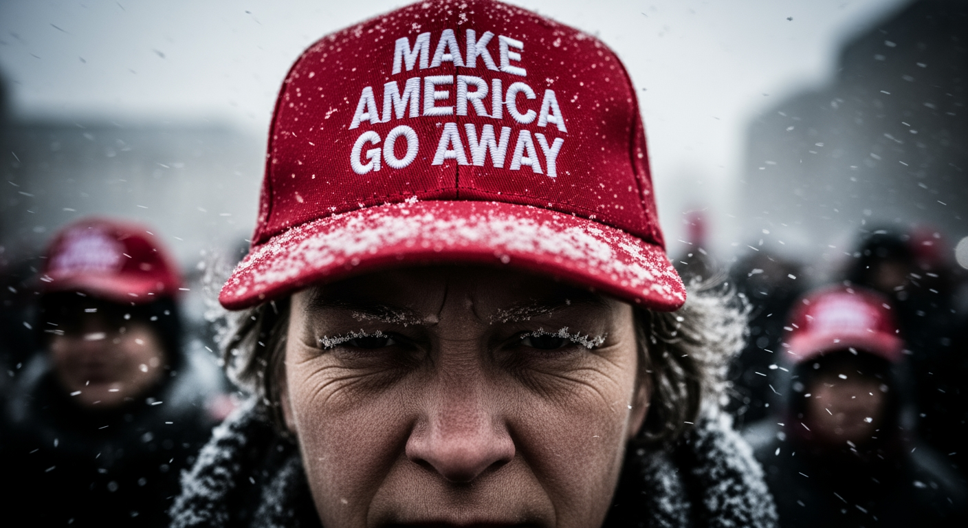 「讓美國滾蛋」——格陵蘭危機期間，惡搞版 MAGA 帽子人氣飆升