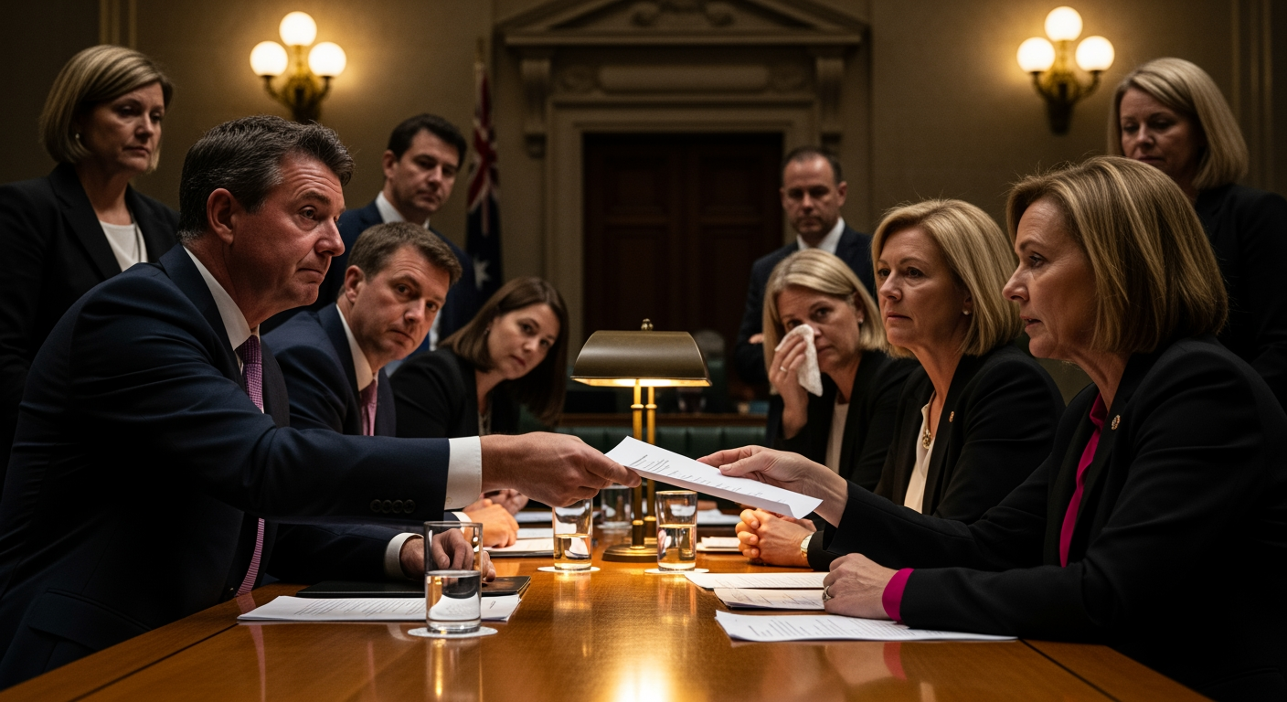 因對工黨仇恨言論法案存有分歧，國家黨前座議員全數辭職，聯盟陷入危機