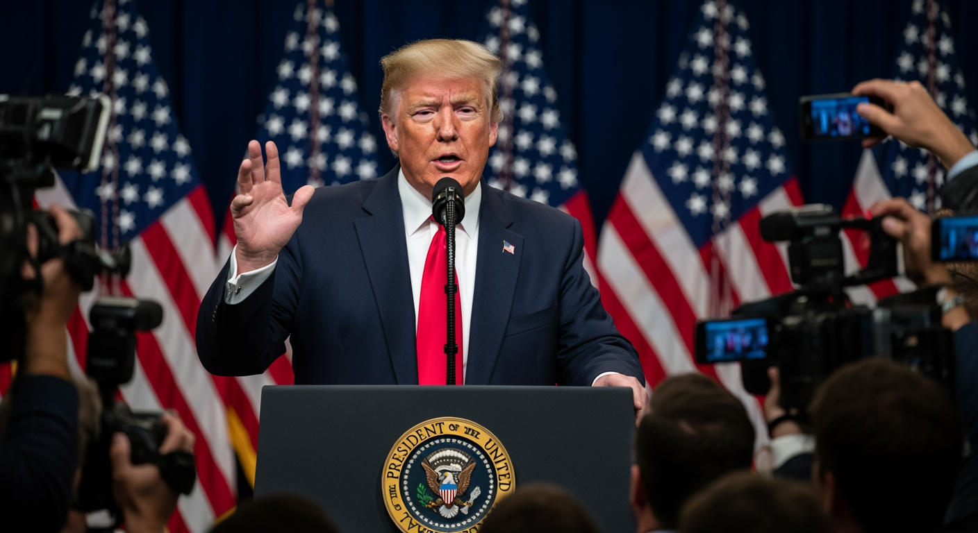 川普誇耀美國「艦隊」規模，並稱相信伊朗想要達成協議