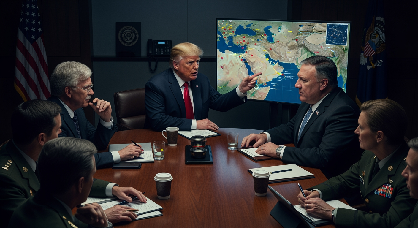 川普正權衡是否對伊朗發動迫在眉睫的打擊，但任務目標為何？