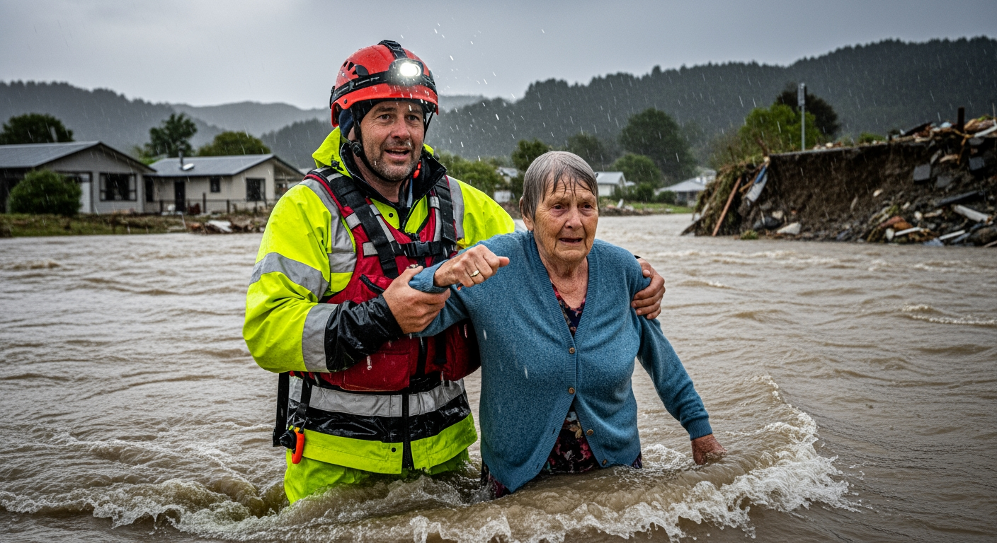 暴雨釀一死 紐西蘭官員警告北島恐面臨更多洪災