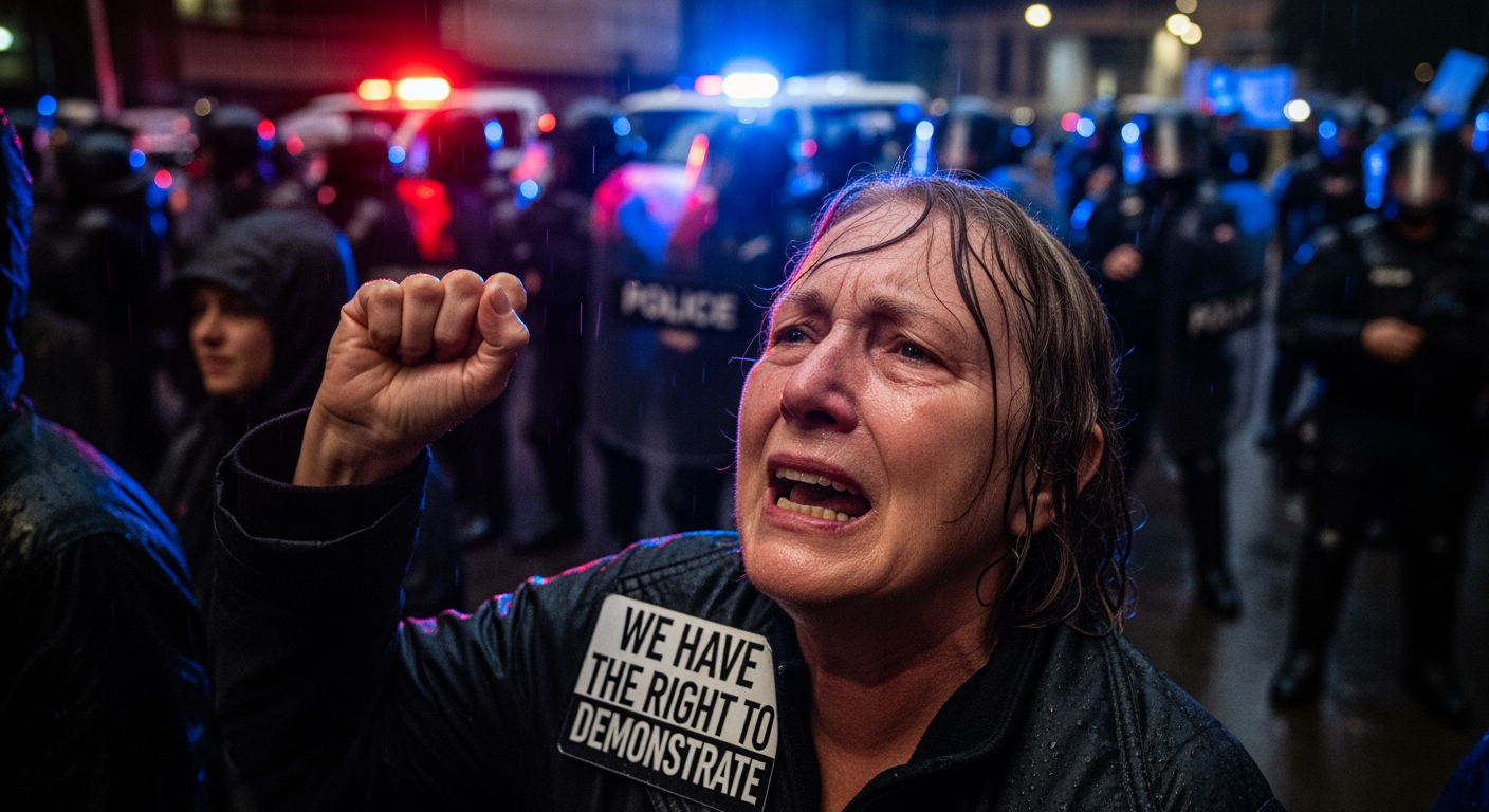 抗議者於雪梨警局外高呼「我們有示威權」——事件始末