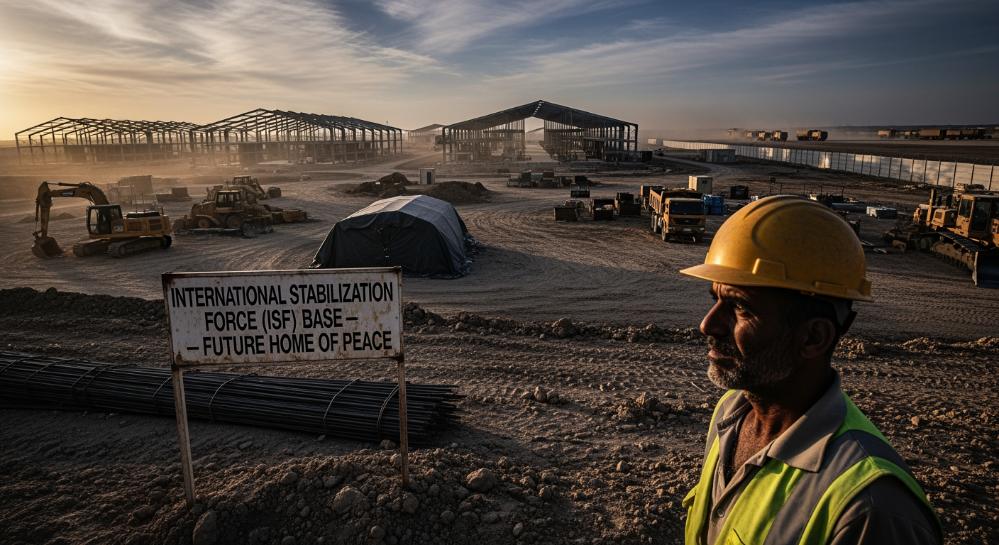 文件顯示，川普官員計畫在加薩建立可容納5,000人的軍事基地