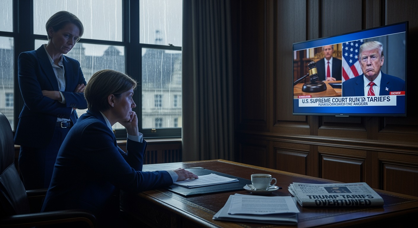 英國正「與美國合作」分析最高法院針對關稅裁決的影響