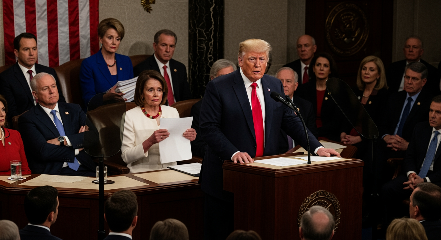 國家嚴重極化之際，川普將發表國情咨文