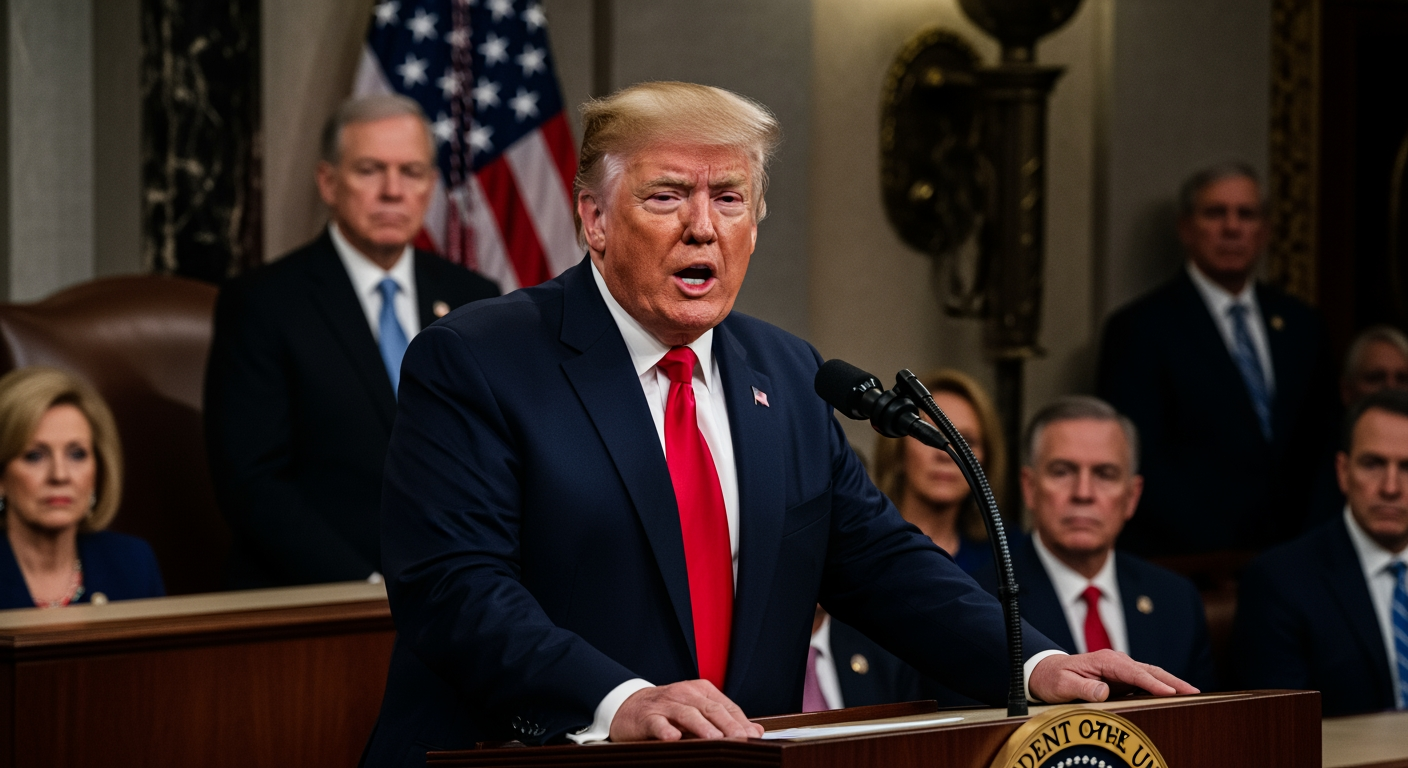 川普將於長篇國情咨文中宣揚執政首年政績