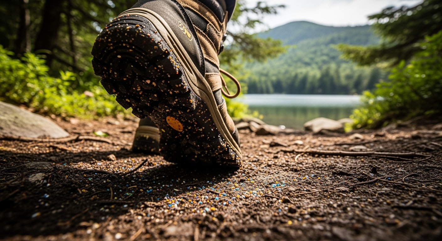 研究顯示：登山鞋與裝備將微塑膠帶入荒野