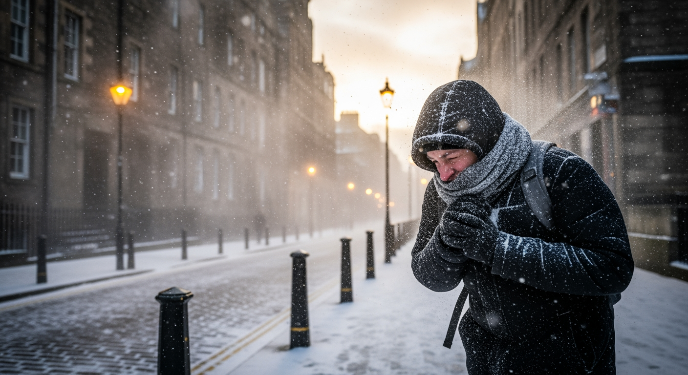 氣象警報發布，預測英國部分地區將降下大雪