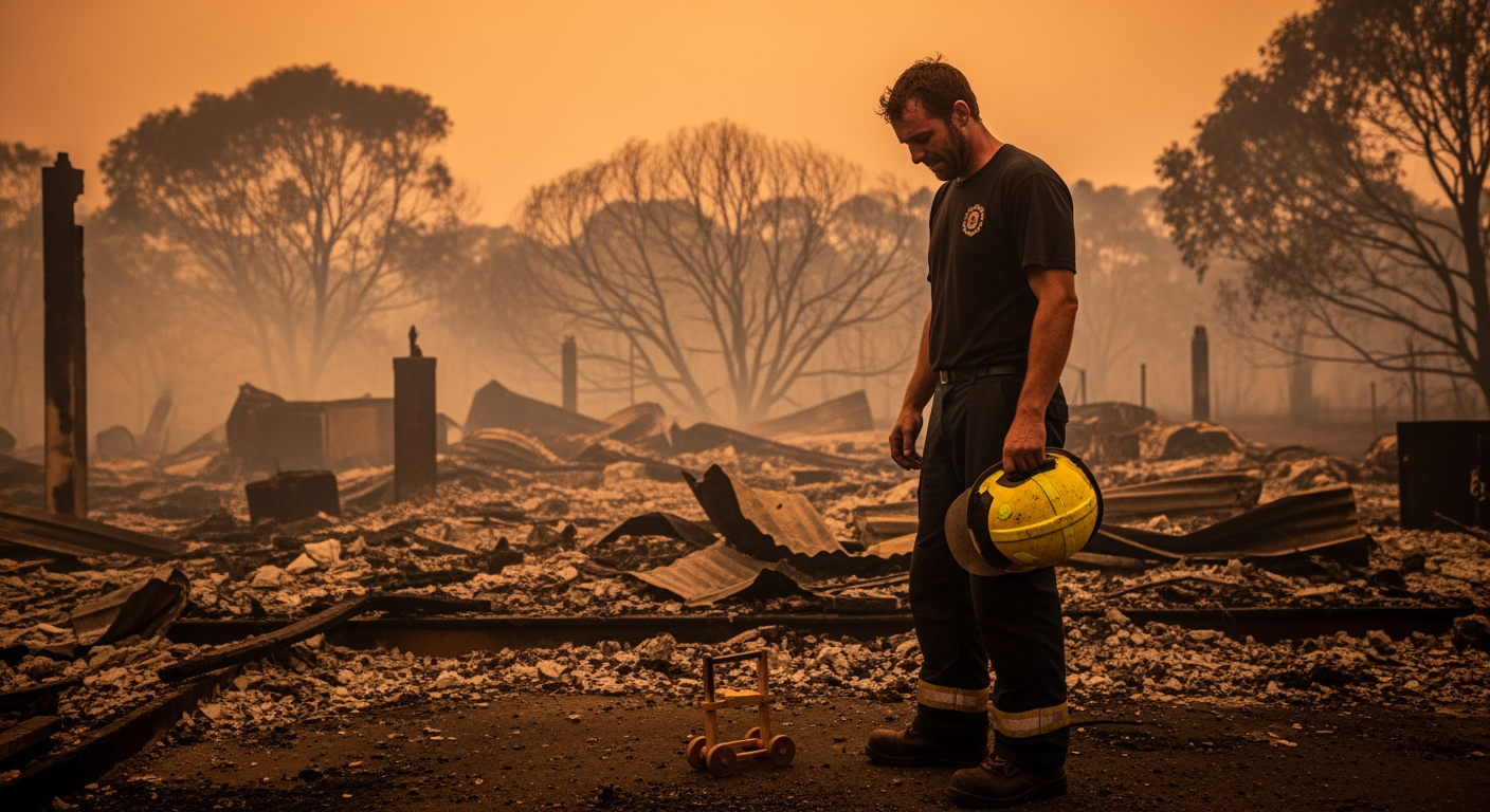 新州大火：殉職消防員身分確認，縱火調查組釐清毀16屋山火是否人為