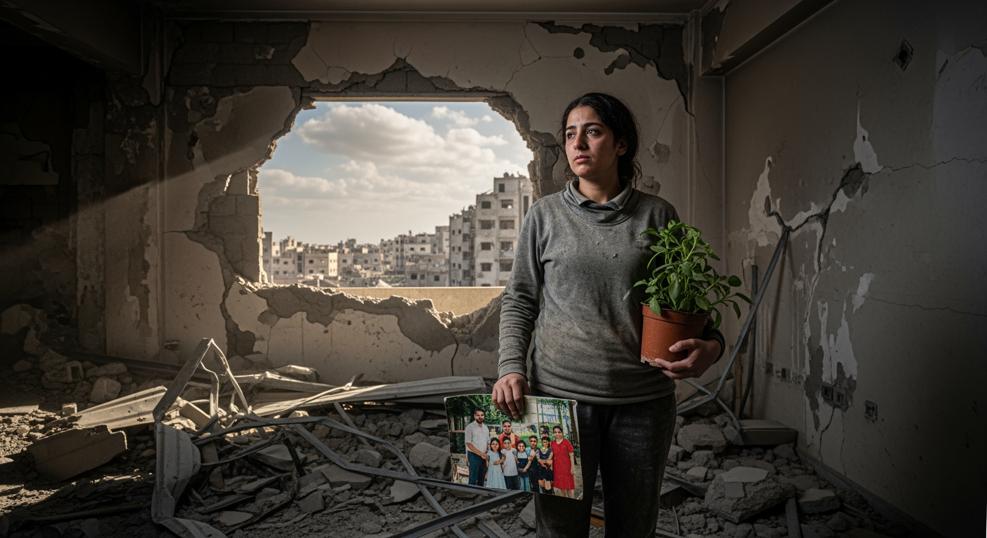 何處是「家」？一名女子在加薩廢墟中尋求安全的兩年
