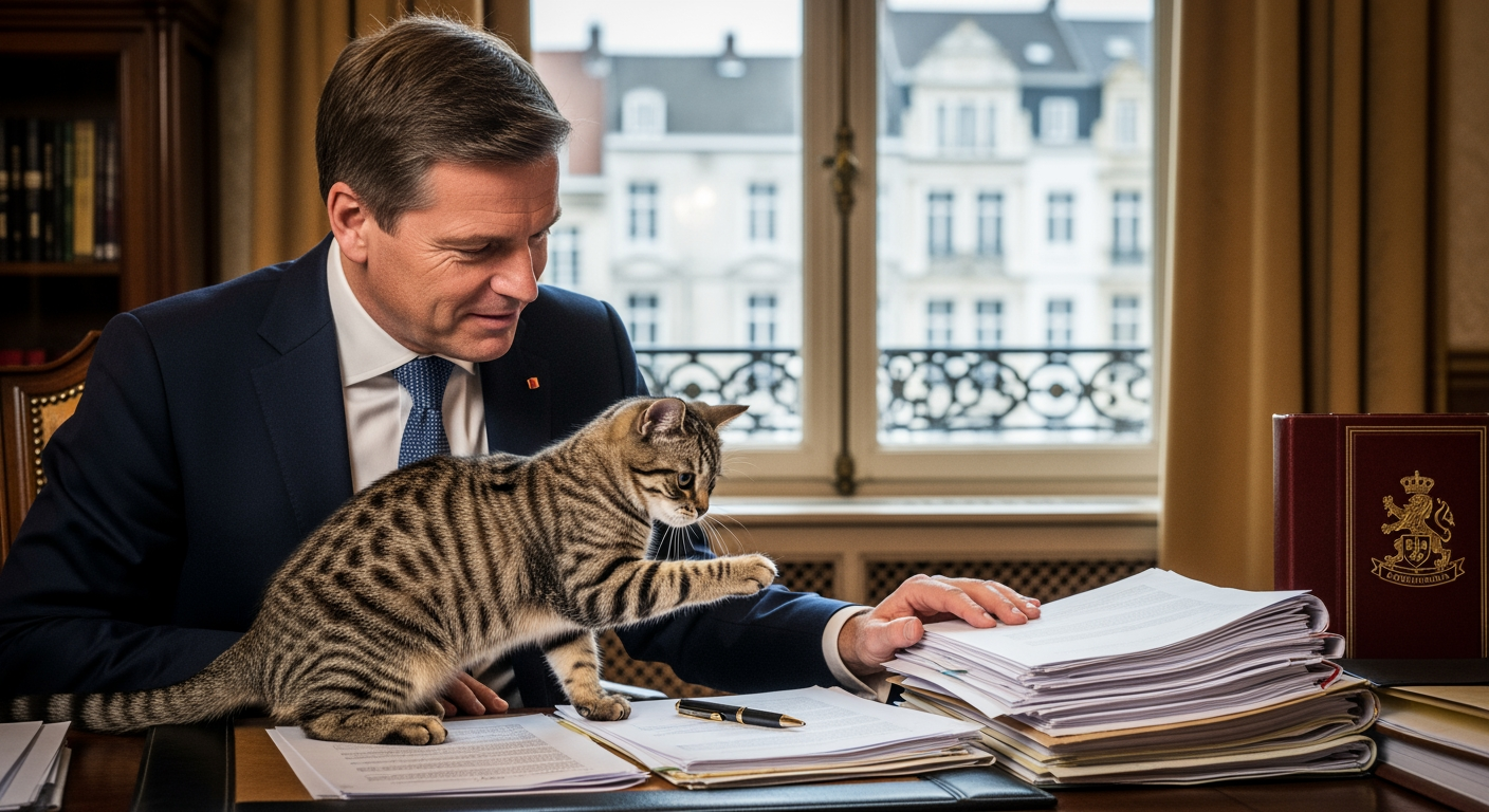 比利時總理愛貓 Maximus 成為社群媒體明星，傳遞「潛意識政治訊息」