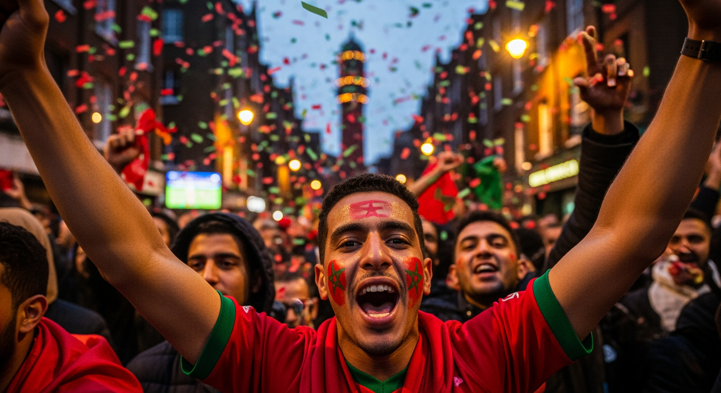 非洲國家盃奪冠在望，倫敦「小摩洛哥」信心高漲