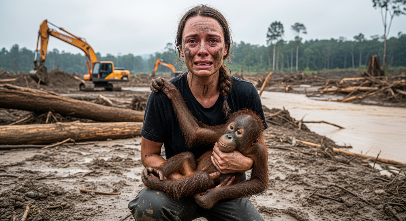 洪水重創全球最稀有猿類族群 印尼對礦業公司採取行動