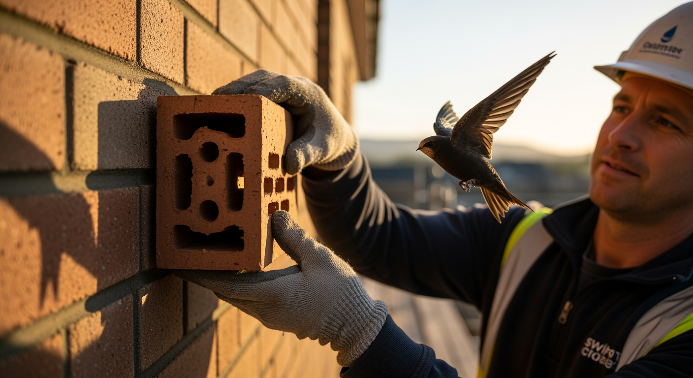 蘇格蘭議員支持立法，所有新建築將安裝「雨燕磚」