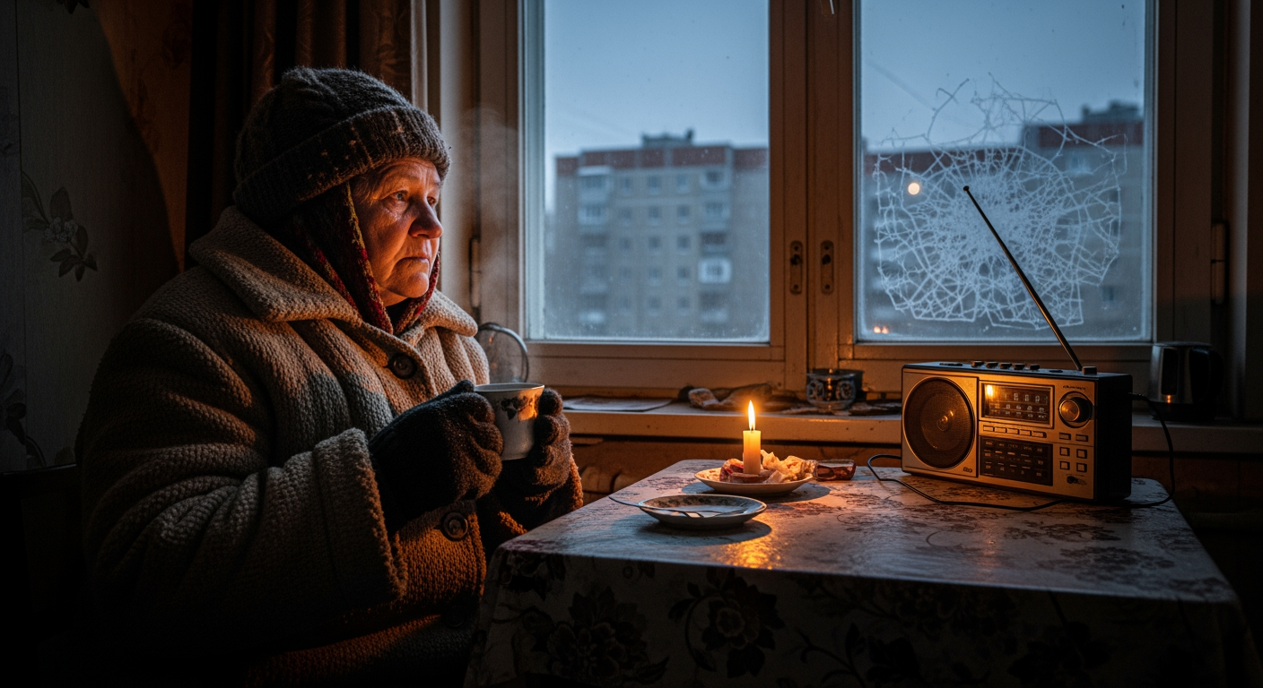 基輔因斷電陷入寒冷之際，烏克蘭政客相互指責