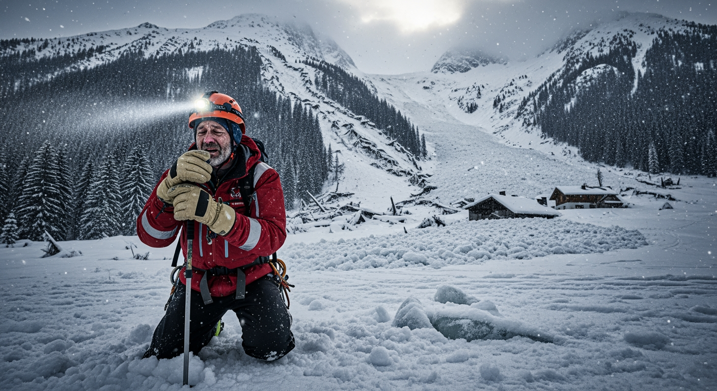 奧地利發生連環雪崩，至少五人喪生