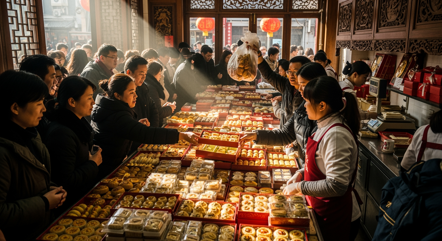 習近平造訪後，北京糕點店湧入大批顧客
