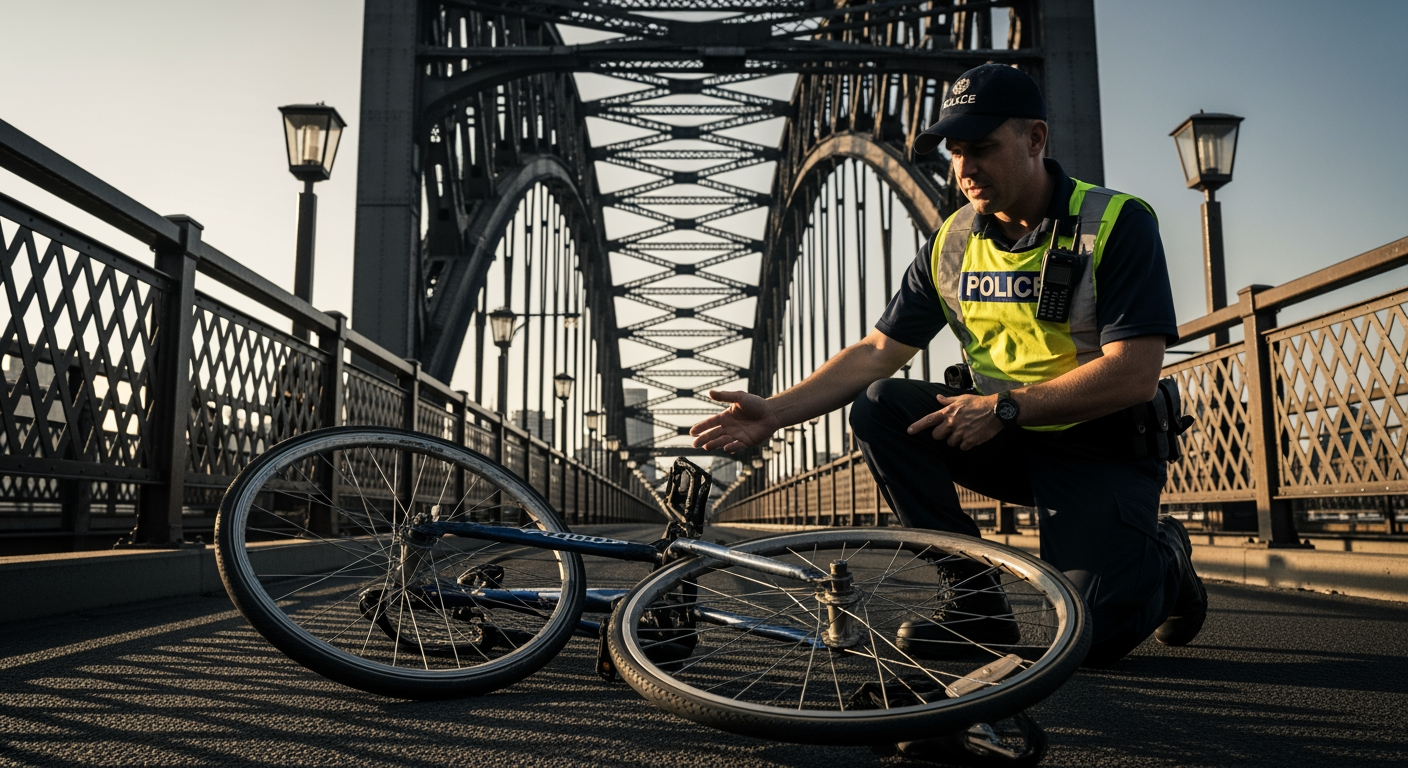 現場報導：警方調查雪梨港灣大橋非法騎乘事件