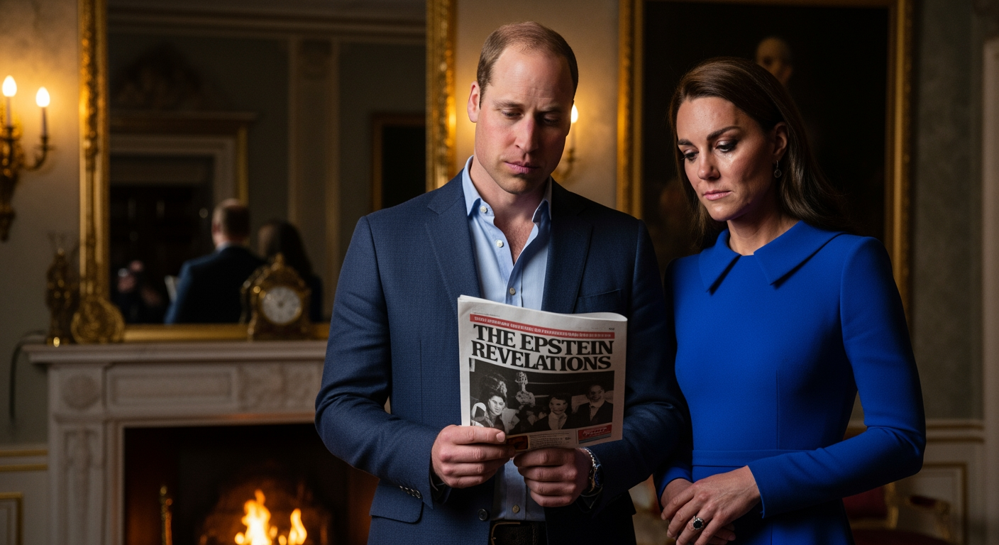 威爾斯親王與王妃對艾普斯坦揭露的內情感到「深切擔憂」