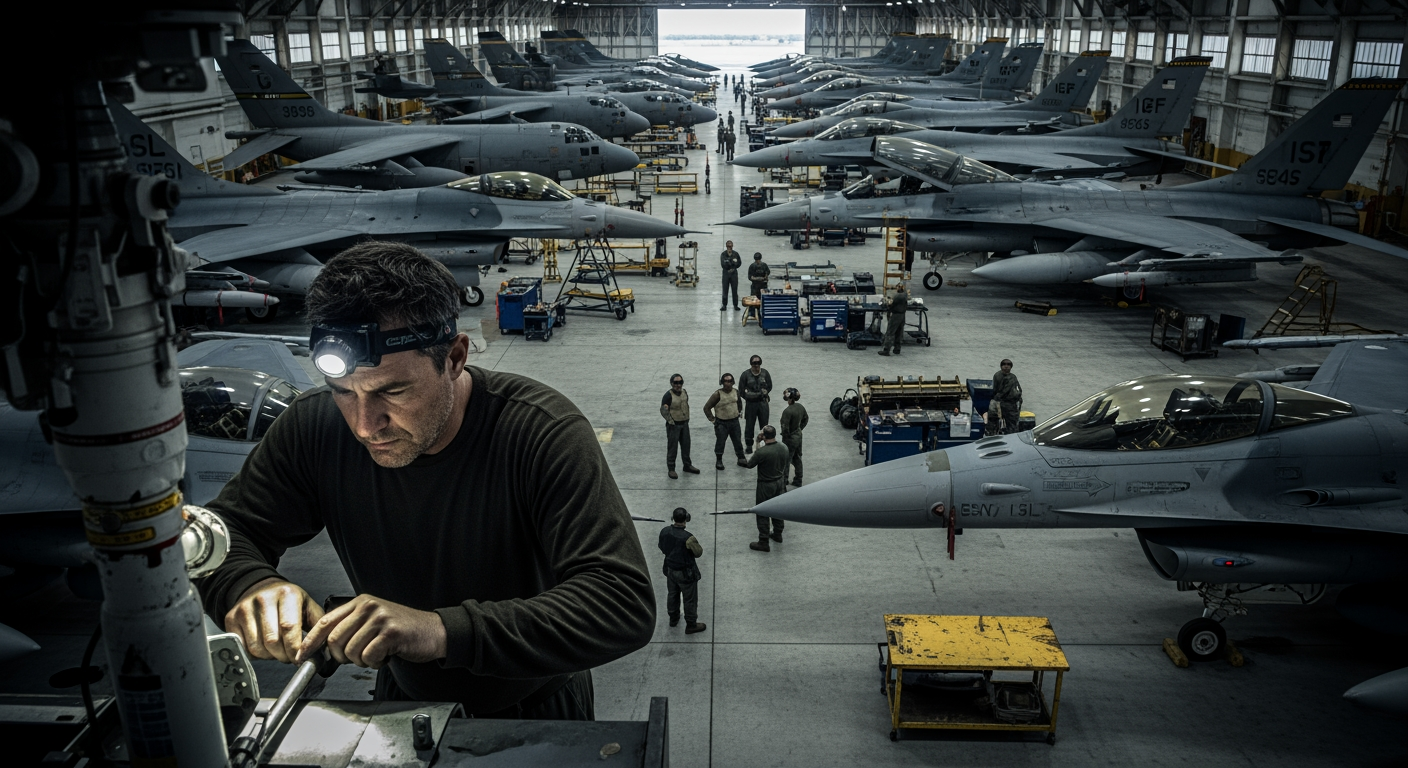 衛星影像顯示：伊朗附近美軍機數量急遽增加