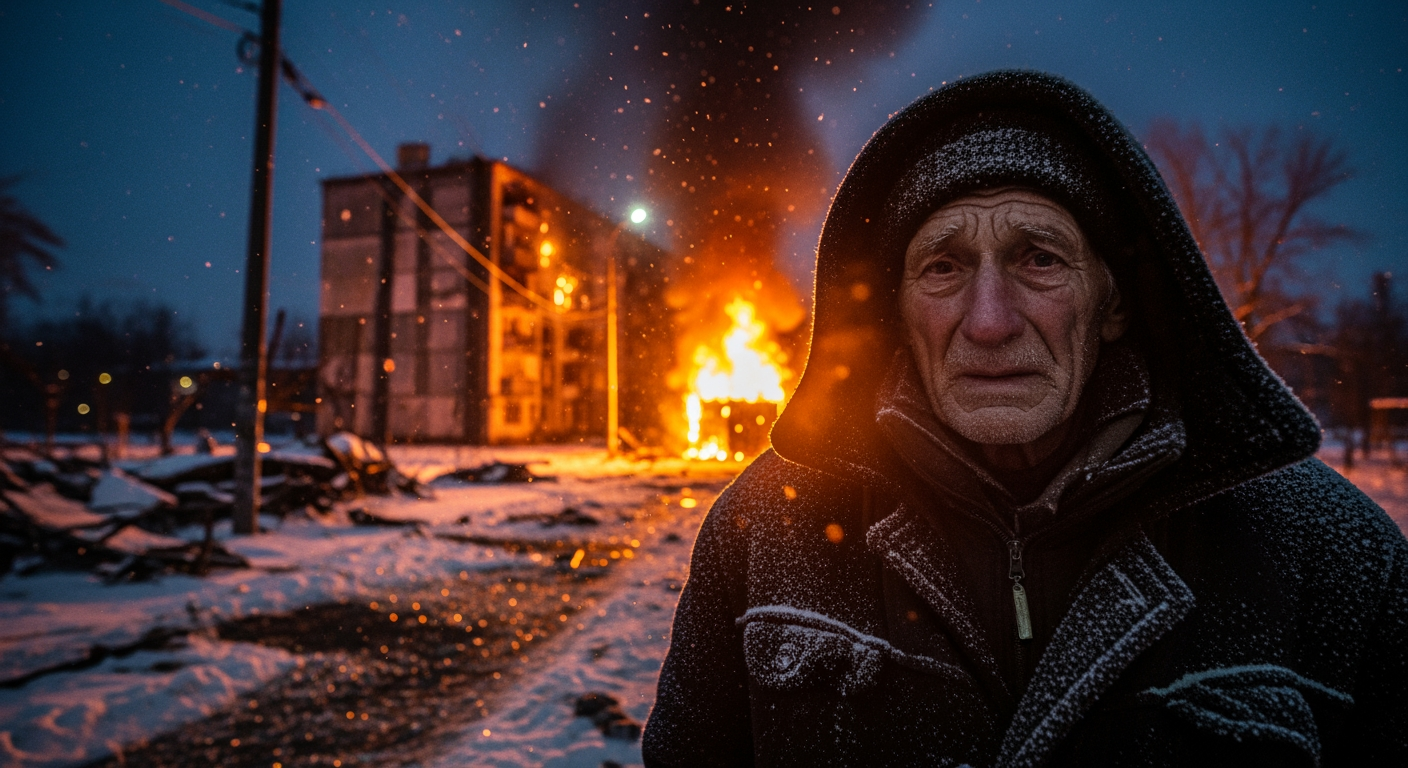 談判前夕俄軍猛攻 烏克蘭數千人寒夜斷暖氣