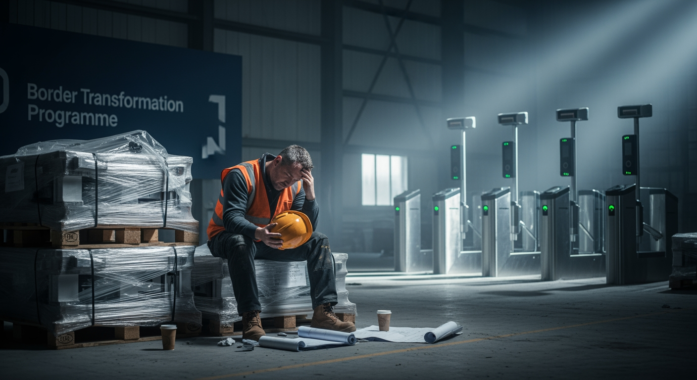 英國擱置耗資1.1億英鎊的脫歐後「無摩擦」貿易邊境計畫